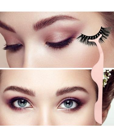 24-Piece Stainless Steel False Eyelashes Applicator Tool Set in Rose Gold - Perfect for Precise Makeup Application and Removal by Women and Girls - Buy Online on GoSupps.com