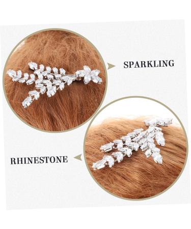 Beaupretty Womens Accessories bangs comb hair combs for wedding bride hair comb wedding headpiece for bride crystal hair combs bride headdress bridesmaid Mori Department aluminum alloy Comb - Buy Online on GoSupps.com