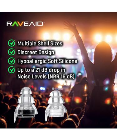 High Fidelity Earplugs for Concerts & Musicians | Best Noise Reducing Earplugs for Festivals Raves & Motorcycle Riding - Buy Online on GoSupps.com