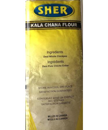 Premium Sher Kala Chana Besan (Desi Whole Chickpeas Flour) - 4 lbs: High-Quality Ingredients - Buy Online on GoSupps.com
