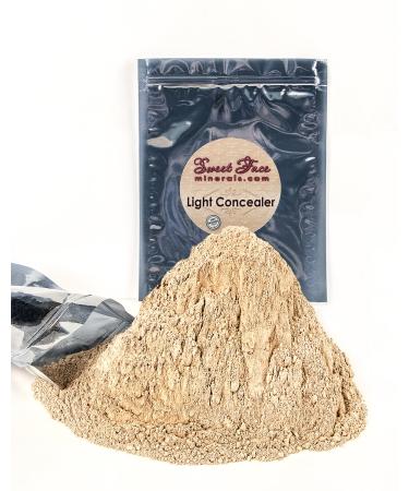 LIGHT CONCEALER BULK REFILL Mineral Makeup Powder Matte Bare Skin Sheer SPF 20 Cover (12 Grams)