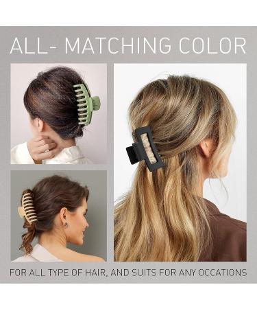 Vilike Large Hair Claw Clips & Spiral Hair Ties Organizer - 20 Pcs Set for Thick & Thin Curly Hair - Buy Online on GoSupps.com