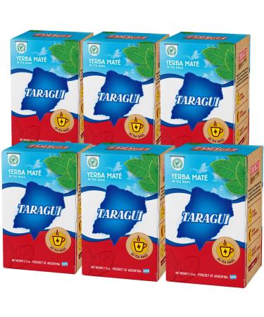 Taragui Yerba Mate Tea Energy 120 Tea bag (360g) |Mate tea from Argentina - the ripening period is 12 months |Detox and energy drink tea bags traditional 0.36kg