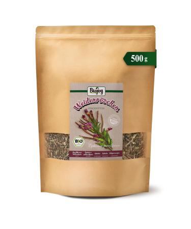 Biojoy BIO Fireweeds dried and cut 500 g ideal for Fireweed tea Epilobium parviflorum