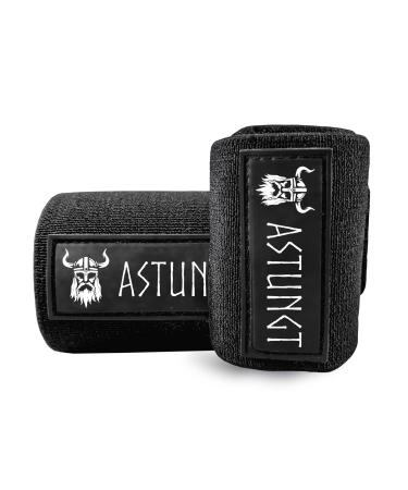ASTUNGT wrist bandages Wrist Wraps 40-60 cm wrist band for fitness wrist support bodybuilding crossfit & krafsport 40 cm black_vik