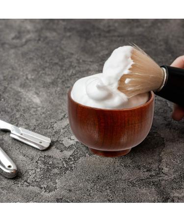Handcrafted Wooden Shaving Bowl - Saif Seife Razi Mug for Men | Travel-Friendly Soap Mixing Container - Buy Online on GoSupps.com