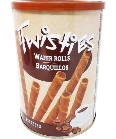3x 400g Wafer Rolls Selection - VANILLA ESPRESSO & STRAWBERRY cream filled wafer rolls - Buy Online on GoSupps.com