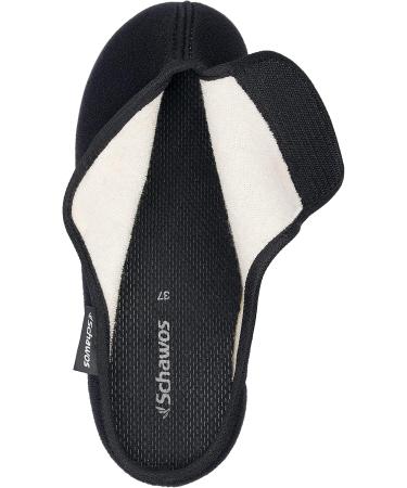 Comfort Slip-On Loafers for Men & Women - Stretch Diabetic Shoe for Foot Pain Relief - Orthopedic Slippers Wide Fit Black - Sizes 14.5W/11.5M - Buy Online on GoSupps.com