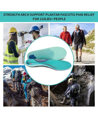ORHILYA Plantar Fasciitis Pain Relief Orthotic Insoles - Men Arch Support & Women Heel Spur Pad - Orthopedic Sole for Flat Feet & Pronation - Athletic Cushion Inserts - Size MEN (7-7 1/2) | WOMEN (9-9 1/2) - Buy Online on GoSupps.com