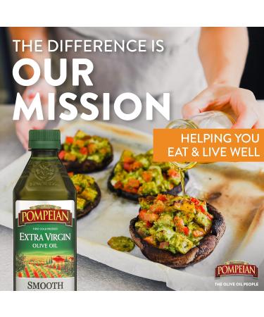 Pompeian Smooth Extra Virgin Olive Oil - 32 Fl Oz. - Buy Online on GoSupps.com