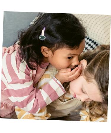 NUOBESTY 6pcs Poking Fun Hair Ribbons Tiara Baby Hair Bows Clips DIY Headdress Accessories Charm Patch Child Green 3x3x5.5cm - Buy Online on GoSupps.com