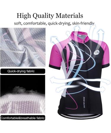 Buy Women's Breathable Quick-Drying Cycling Jersey - Outdoor Short Sleeve Cycling Shirt 0026 M | International Shipping Available - Buy Online on GoSupps.com