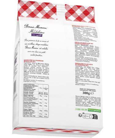 Bonne Maman Blueberry Good Heart Madeleines 300g (Packaging May Vary) - Buy Online on GoSupps.com