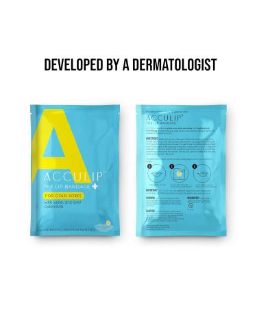 Acculip Cold Sore Patch Lysine Cold Sore Treatment for Lips Lysine Lip Balm Alternative for Soothing Relief Medicated Fever Blister Patch L-lysine Zinc and Calendula Star Theme Design - Buy Online on GoSupps.com