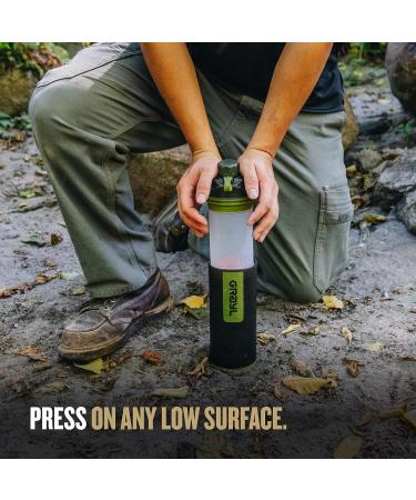 GRAYL GeoPress 24 oz Water Purifier Bottle - Filter for Hiking  Camping  Survival  Travel Camo Black - Buy Online on GoSupps.com