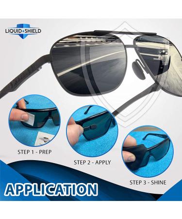 Protective Eyewear Coating Kit | Lens Cleaner with Microfiber Cloth | Prevents Scratches on Glasses & Sunglasses - Buy Online on GoSupps.com