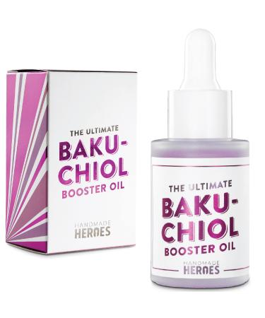 Handmade Heroes 2% Bakuchiol Booster Oil with Sugarcane Squalane  All Natural Retinol Alternative For Radiant and Line Smoothing. 0.75 oz 0.75 Fl Oz (Pack of 1)