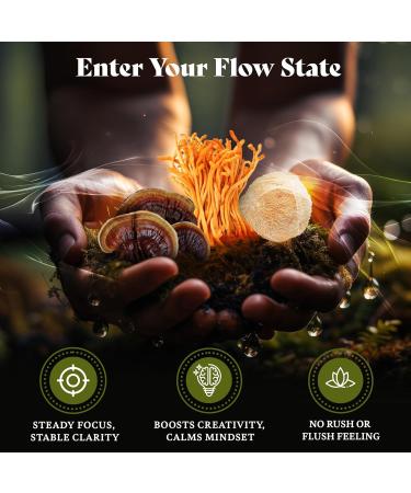 Brain Superfoods Bundle - Organic Sea Moss & Smart Shrooms Capsules and Liquid Drops Bundle Organic Irish Seamoss and 7 Adaptogenic Supplements for Memory and Focus. Liquid Drops in Chocolate Flavor - Buy Online on GoSupps.com