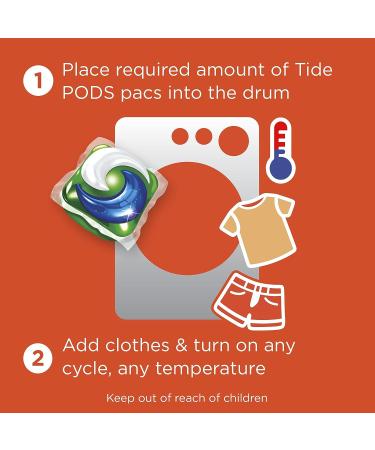 Tide PODS Plus Downy 4 in 1 HE Turbo Laundry Detergent Pods, 61 ct - April Fresh Scent - Buy Online on GoSupps.com