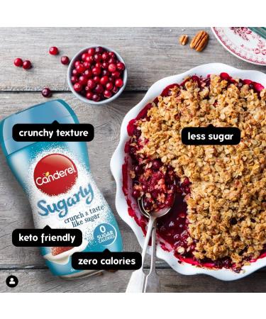 Canderel Sugarly Crunchy Sweetener 6 x 275g - Natural Zero-Calorie Sugar Substitute - Buy Online on GoSupps.com