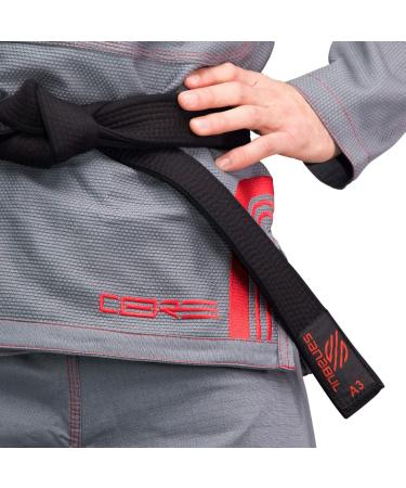 Sanabul Core Competition BJJ Gi IBJJF Approved - Grey/Red A2 (Special Sizing Guide) - Buy Online on GoSupps.com