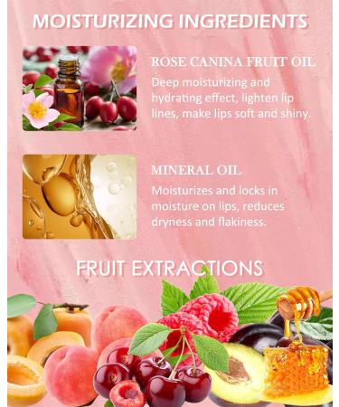 Lestpola Moisturizing Lip Comfort Gloss Lip Oil 2 pieces tinted lip oil lip gloss longlasting moisturizing lip care plumper nonsticky glossy lip tint flesh for women 01+02 - Buy Online on GoSupps.com