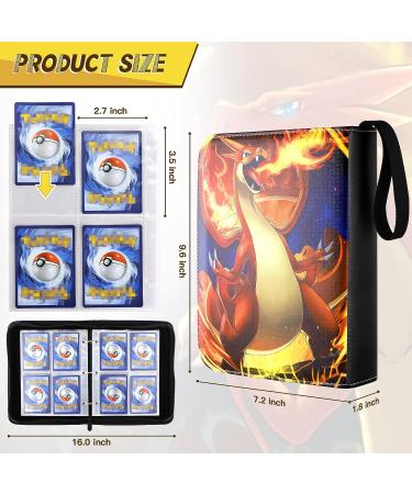 Elubbikok Trading Card Binder - Holds 480 Cards | 60 Removable Sleeves | Game Card Organizer for Boys and Girls | Great Gift Idea - Buy Online on GoSupps.com