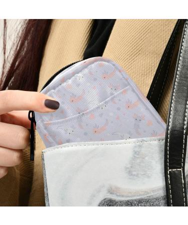 Pfrewn 7-Day Pill Organizer Case - Cute Pink Purple Axolotl Travel Box for Vitamins & Supplements - Buy Online on GoSupps.com