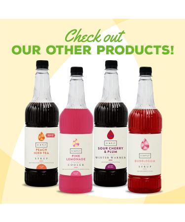 Simply Sugar Free Caramel Syrup Low Calorie Vegan & Nut Free Flavoured Syrup for Coffee Cocktails & Baking (1 Litre x 6) - Buy Online on GoSupps.com