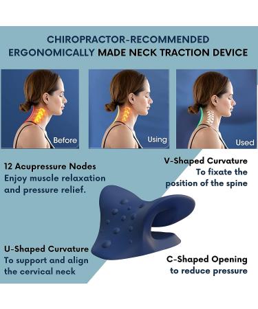 Neck Stretcher with Heat Therapy & Posture Corrector Ebook | Cervical Traction Device for Neck Pain Relief with Heated Pillow | Improve Mobility & Confidence - Buy Online on GoSupps.com