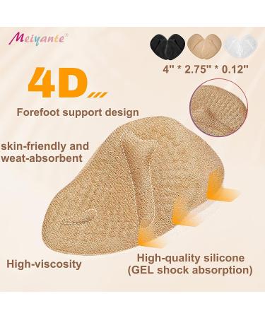 Women's Metatarsal Pads & Heel Inserts for All Day Pain Relief - 2 Pairs, Beige - Buy Online on GoSupps.com