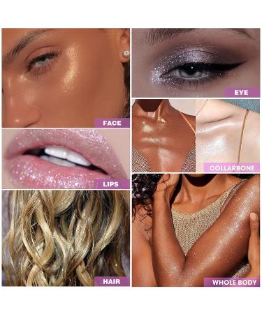 3 Colors Polvo De Hadas Highlighter Powder Stick Set - Shimmer Glitter Trio for Face, Body & Lips | Glow Luminizer Sparkle Fairy Highlighters Kit - Buy Online on GoSupps.com