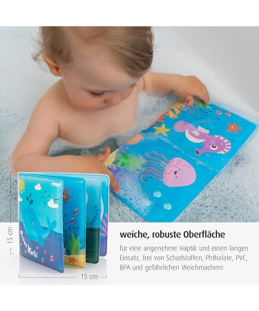 Reer MyHappyBath Book - Magical Color Changing & Squeaky Bath Toy for Kids | International Shipping - Buy Online on GoSupps.com