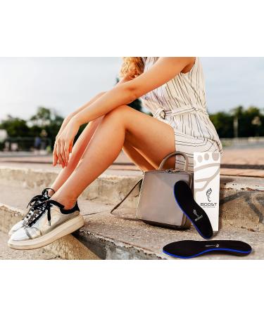 Boost Orthotics Plantar Fasciitis Arch Support Insoles - Men's 5-5.5/ Women's 7-7.5 - Relieve Heel Pain, Flat Feet, High Arch, Foot Pain - Buy Online on GoSupps.com