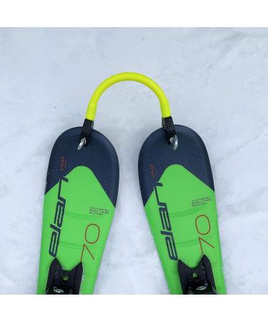 Edgie Wedgie Kids Ski Tip Connector - Yellow | Easy-to-Use & Durable - Buy Online on GoSupps.com
