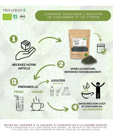 FRISAFRAN | Th Vert Menthe Gunpowder Bio Vrac 100g | Antioxydant | th vert japonais | Digestif | bonne sant | boisson rafra chissante | Infusion de Menthe | pur | Feuilles de menthe | chaud-froid Gundpowder 100g - Buy Online on GoSupps.com
