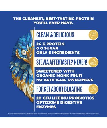 BIRDMAN Falcon Organic Vegan Protein Powder - Vanilla - 20 Servings - Buy Online on GoSupps.com