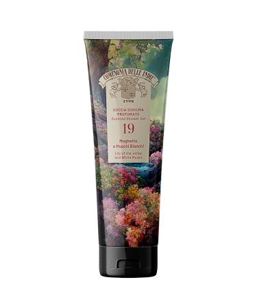 COMPAGNIA DELLE INDIE Scented shower - Scented shower - Scented shower - Refreshing shower - Floral Essences - 250 ml (Lily of the valley and white foams)