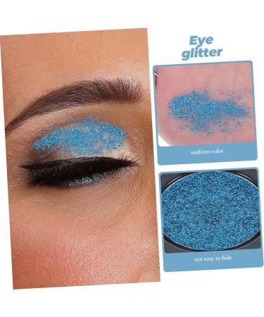 FOYTOKI Glitter Eyeshadow Palette Sparkle Eyeshadow Eye Glitter Makeup Eyeshadow Stickers Plastic Green - Buy Online on GoSupps.com