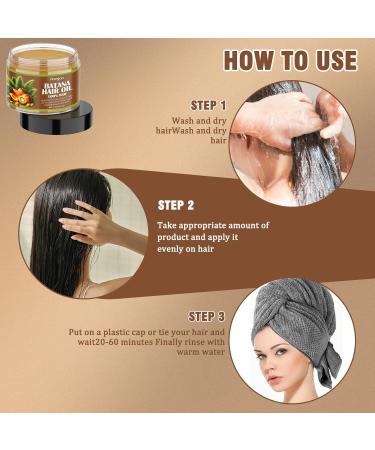 Raw Batana Oil Organic Natural Batana Oil for Hair Growth - 100% Pure Unrefined and Organic for Women & Men Prevent Hair Loss Promote Hair Thickness (120ml) - Buy Online on GoSupps.com