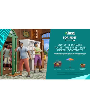 The Sims 4 For Rent (EP15) PCWin | Code In A box | VideoGame | English PCWIN Code in a box For Rent (EP15) - Buy Online on GoSupps.com