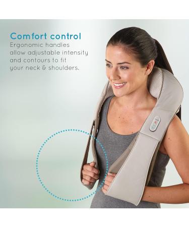 House of Marley Homedics Shiatsu Massager - Portable Electric Back Neck & Shoulder Relief with Warmth | Versatile Muscle Reduction for Home & Office - Buy Online on GoSupps.com