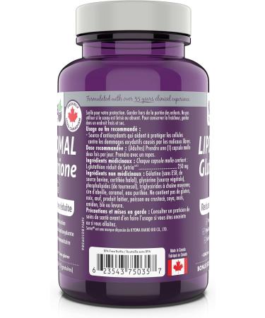 Naka Platinum LIPOSOMAL Glutathione - Setria Reduced Bioactive Form (Setria) - Buy Online on GoSupps.com