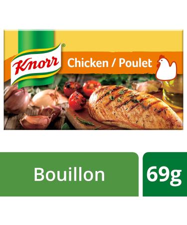 Knorr Bouillon Cubes for rich deep chicken flavour Chicken made with ingredients 69 g pack of 8 Chicken 69 g (Pack of 8) - Buy Online on GoSupps.com