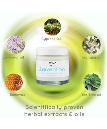 Healing Ointment for Skin Repair - Mama Nature Salveation Natural Intensive Healing Salve - Moisturiser Cream for Damaged Skin Psoriasis Eczema - Buy Online on GoSupps.com