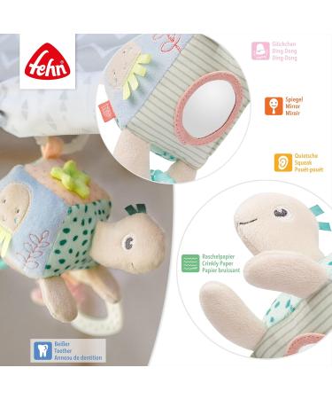 Fehn Activity Toy Turtle - Kadenal Vari Motor Shots | Grasp & Discover Baby Toy for 0+ Months | Cute Cuddly Plush for Babies & Toddlers - Buy Online on GoSupps.com