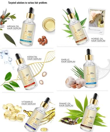 Buy Professional Hair Serum - Anti-Frizz & Color Protection - Nourish & Repair Damaged Hair (50ml) - Pure Natural Ingredients | International Shipping - Buy Online on GoSupps.com