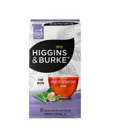 Higgins & Burke English Breakfast Tea - Black - 20 Teabags - Pack of 6  - Buy Online on GoSupps.com
