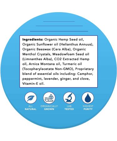 Quanta Organic All-Natural Hemp Muscle Rub - Targeted Pain Relief for Joint & Muscle Soreness - Fast-Acting & Long-Lasting (1 oz) - Buy Online on GoSupps.com