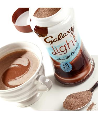 Aimia Foods Limited Galaxy Light Instant Hot Chocolate 210g Pack of 6 126 Servings Instant Low Calorie Hot Chocolate Only 38 calories per serving - Buy Online on GoSupps.com
